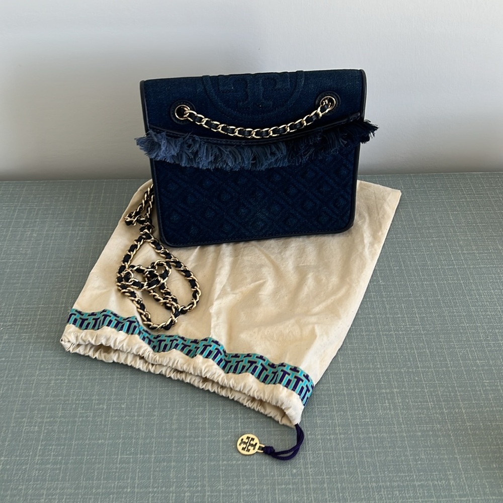Tory Burch Denim Bag
